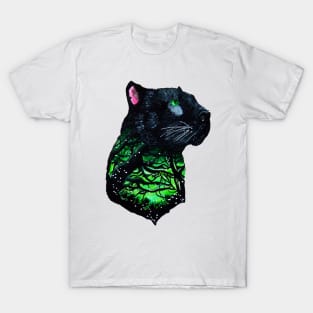 Panther with its jungle background T-Shirt